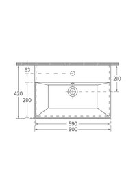 Resim Isvea Sistemaz Lavabo 60 CM 