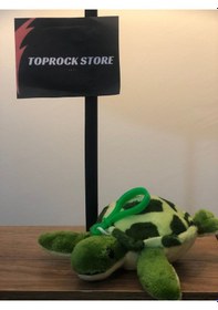 Resim Sevimli Caretta Peluş Oyuncak Hediyelik Oyuncak Anahtarlık Uyku Arkadaşı 12 Cm Yeşil 