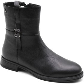 Resim Venüs Kadın Hakiki Deri Trok Detaylı Western Bot 2552701K - Siyah - 36 