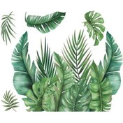 Resim Novahub Yeşil Bitki Yaprakları Tuvalet Çıkartmaları Su Geçirmez Uygulaması Kolay Kalıntı Olm Banyo Dekoru Çizilmeye Banyo Sticker 56829614 