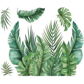 Resim Novahub Yeşil Bitki Yaprakları Tuvalet Çıkartmaları Su Geçirmez Uygulaması Kolay Kalıntı Olm Banyo Dekoru Çizilmeye Banyo Sticker 56829614 