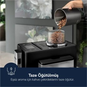 Resim Delonghi Rivelia Black Tam Otomatik Espresso Makinesi + Sinbo Filtre Kahve Makinesi Hediye 
