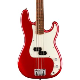 Resim Fender Player Precision Bass 4 Telli Bas Gitar - Candy Apple Red / Pau Ferro 