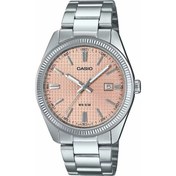 Resim Casio Mtp-1302pe-4avdf Quartz Çelik Gri Pembe Kadran 39 Mm Erkek Kol Saati Gri 