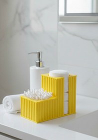 Resim İkisi Bir Arada Kulak Pamuğu & Pamuk Organizeri Sarı 