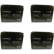 Resim VİOTECH Vte40-12 12volt 40amper Ups Aküsü 4lü Set 