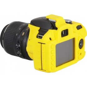 Resim Etna Easycover Nikon D3200 Uyumlu Silikon Kılıf Sarı 