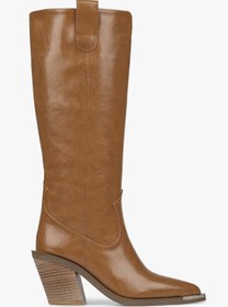 Resim Shoeberry Kadın Axor Karamel Cilt Kovboy Çizme 