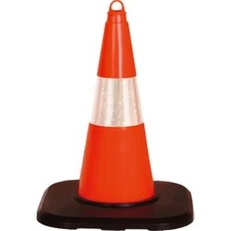 Resim Fm Trafik Pvc Koni 50 cm Ağirlikli 