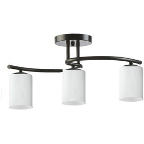 Resim S Model Modern Beyaz Boru Camlı Plafonyer Avize C 