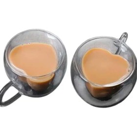 Resim Ykt 2 Li̇ Çi̇ft Ci̇d. Kalpli̇ Bardak 12058 36 