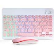 Resim Coverzone Onezero Kablosuz RGB Klavye ve Mouse Seti – Bluetooth, Şarjlı, 10m Bağlantı Mesafesi ZR20KM 