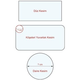 Resim Simli 1,6Mm Kalın Şeffaf Pvc Masa Örtüsü 