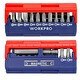 Resim Workpro WP221062 13 Parça Manyetik CR-V Vidalama Bits Uç Seti 
