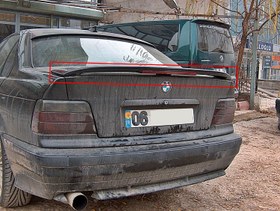 Resim Bmw E36 1991-1998 Ayaklı Işıklı Spoiler 