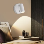 Resim LED modern minimalist gece lambası, duvara monte, şarj edilebilir, üç renk ayarlanabilir dokunmatik kontrollü ana ışıklandırma için uygun çalışma odaları yatak odaları ve koridorlar., Ev Aksesuar Aydınlatması, ortam Gece Lambası, Çağdaş Tarz Duvar Montajlı Işık Dayanıklı İnşaat Hafif Fikstür Ayarlanabilir Parlaklık Dekorasyon Ofis Elemanları İçin 