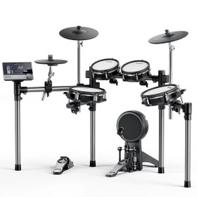 Resim Donner Backbeat 8 Parça Elektro Davul (Siyah) 