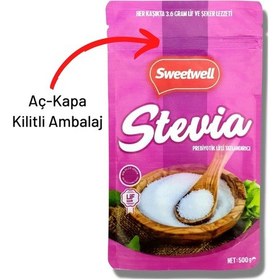 Resim Sweetwell Stevia Prebiyotik Lifli Toz Tatlandırıcı 500 G x 3 Adet 