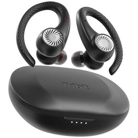 Resim Tribit MoveBuds H1 Ultra Net Telefon Görüşmesi IPX8 Su Geçirmez 65 Saat Oynatma 5.2 Siyah Bluetooth Kulaklık 