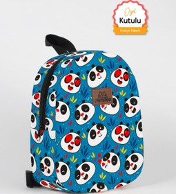 Resim Sevimli Panda 0-8 Yaş - Kreş, Anaokulu Çocuk Sırt Çantası [özel Kutulu] 
