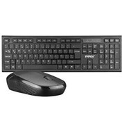Resim Everest KM-6121 Usb Kablosuz Slim Standart Q Siyah Klavye Ve Mouse Set 