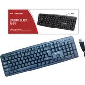 Resim Platoon Standart Ofis Kablolu Klavye Usb Uzun Ömürlü Ergonomik 