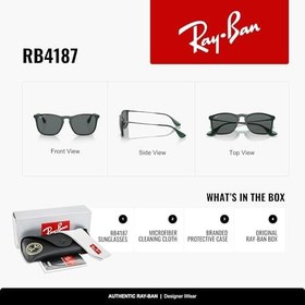 Resim Ray-Ban Rb4187 Chris Square Güneş Gözlüğü 