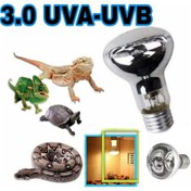 Resim Uva-Uvb 3.0 Sürüngen Isıtıcı Lamba 50 Watt 