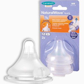 Resim Lansinoh Natural Wave Biberon Emziği Orta Akışlı 