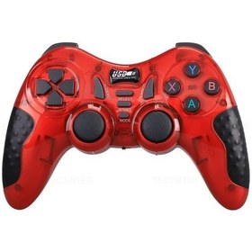Resim Kırmızı-2.4ghz Kablosuz Oyun Denetleyicisi Ps3 Aksesuarları Controle Pc Joystick Süper Konsol X Pro/tv Kutusu/android Telefon Gamepad 