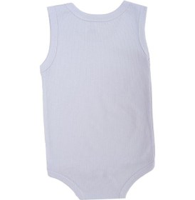 Resim Unisex Bebek Raporlu Kolsuz Çıtçıtlı Body Zıbın Badi 001 