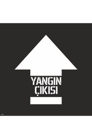 Resim isgtabelam 60x60 Cm/kompozit /Yangın Çıkışı Boyama Şablonu 