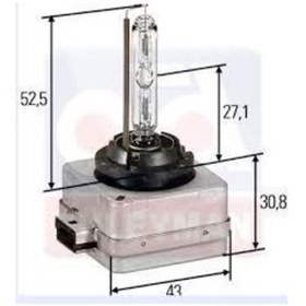 Resim HELLA 8GS009028-311 AMPÜL XENON D3S 35W BM BM 