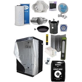 Resim 60x60x160 Bitki Yetiştirme Kabin Seti Hid 