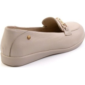 Resim Bej Leather Kadın Loafer Ayakkabı K01087238403 Diğer 