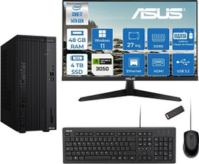 Resim Asus Expertcenter D501MER i7-14700 48 GB 4 TB SSD 6 GB RTX3050 W11Pro - 27" Monitör 27WD501MER23P20 - Zetta USB Bellek 