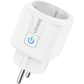 Resim Shaza Wi-Fi & Uzaktan Konrollü Tuya Destekli Akım Korumalı akıllı priz 