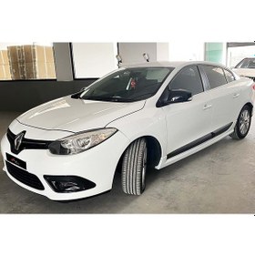 Resim Renault Fluence Sport Marşpiyel Seti Mat Siyah Plastik 2009 -2016 