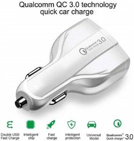 Resim Cc Globall Araç Şarj Cihazı Qc3 0 Araç Şarj Cihazı Çift Usb Hızlı Şarj Cihazı 30w Tip-c Araç Şarj Cihazı 