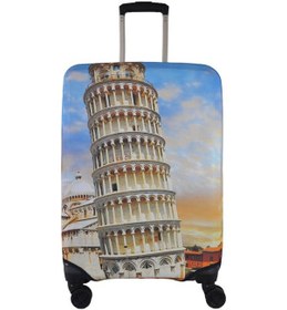 Resim Kabin Boy Valiz Kılıfı, Bavul Kılıfı, Valiz & Bavul Koruyucu Vk013 Çok Renkli 