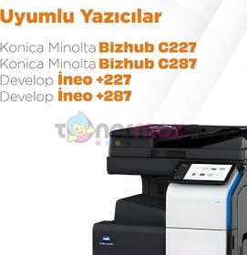 Resim Uyumlu Tonermax Konica Minolta DR-214 Muadil Drum Ünitesi Sarı / Bizhub C227 / C287 