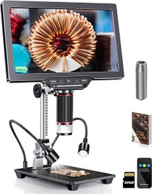 Resim Dcorn 10" HDMI LCD Dijital Mikroskop 1500X - 16MP Kamera Sensörlü 