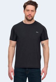 Resim Slazenger VISHAL KTN Erkek Tişört Siyah 