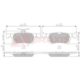 Resim Peugeot 308 2013-2021 Arası 1.6 Hdi, 1.6 Hdi / Bluehdi 115, 1.6 Thp, 1.2 Vti 72, 1.6 Thp 125, 1.6 Hdi 92, 1.6 Thp 155, 1.2 Thp 130 Braxis Marka Arka B 