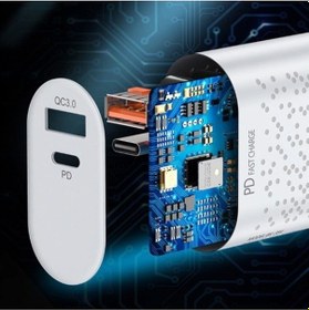 Resim Uslion 18W Usb Qc3.0 Şarj Pd3.0 Hızlı Şarj Aleti Şarj Başlık Beya 