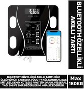 Resim Carlburn Lcd Ekran Kas Kütle Vücut Yağı Kemik Kütle Protein Oranı Ölçer Bluetooth Özellikli Akıllı Tartı 