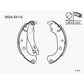 Resim Mga-54114 - Kampana Balata Levyelı Fıat: Doblo 00 - 