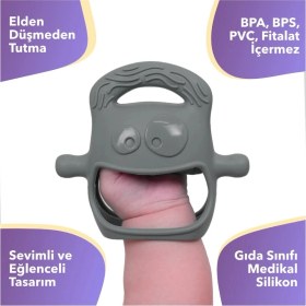 Resim Senka Mey Ithalat® Diş Kaşıyıcı Gri 