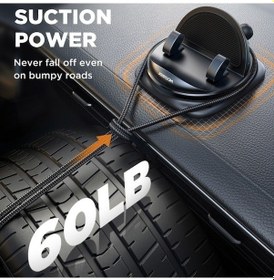 Resim Maoyaya Sones Joyroom Jr-zs354 360 Derece Dönebilen Araç Telefon Tutucu Siyah Nk Siyah 