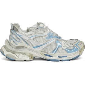 Resim Graffiti Runner Beyaz Mavi Kadın Sneaker 